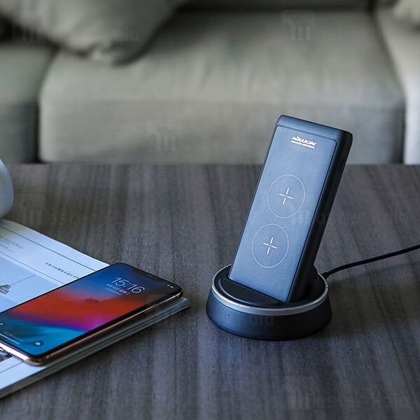 پاوربانک وایرلس و داک شارژ Nillkin PowerMount NKA08 PD Wireless Power Bank Dock